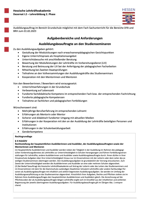 Anforderungen